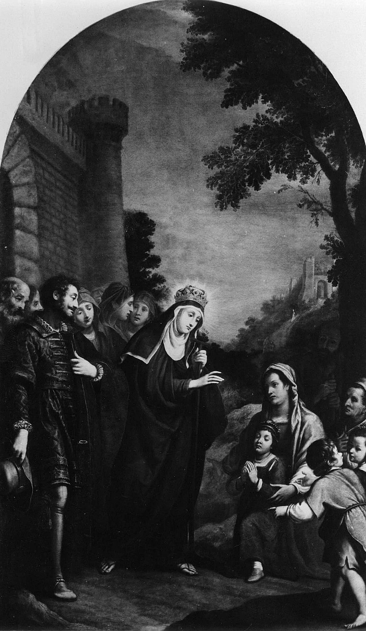 Santa Elisabetta regina del Portogallo riconcilia il marito con il figlio - Firenze